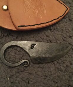 Toferner Original Gift, Beautiful product - Celtic Pocket Knife On a belt, Hand Forged Knife.Hardened Blade, Vintage, Art Collection, Antiquity, Great.Beautiful Product.. 25 712V2 rqgBL