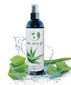 Earth's Daughter Organic Aloe Vera Gel from 100% Pure and Natural Cold Pressed Aloe – Moisturizes - Great for Face - Hair- Sunburn - Aftershave - Bug Bites - 12 oz. 26 712V3pltnVL