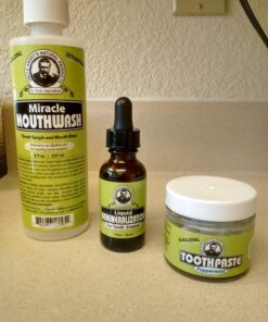 Uncle Harry's Peppermint Remineralizing Toothpaste | Natural Whitening Toothpaste Freshens Breath & Promotes Enamel | Vegan Fluoride Free Toothpaste 3 Ounce (Pack of 1) 34 712VM8oS39L