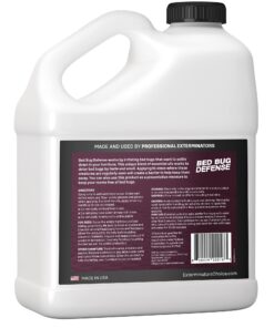 Exterminators Choice Bed Bug Defense Spray - Gallon Size - Effective Bed Bug Repellent for Bedding - Carpet - Furniture - Backpacks - Powerful Bed Bug Killer - Natural Bedbugs Killers Treatment 10 712VRxDqTBL