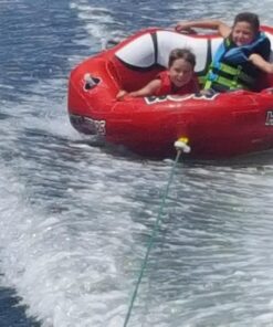 Airhead 2 Section Tow Rope | 1-4 Rider Towable Tube Rope, Dual Sections, 4,150lb Break Strength, 50 ft and 60 ft Options, Rope Keeper Included 22 712VqbXEYAL