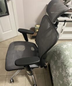 SIHOO M57 Ergonomic Office Chair with 3 Way Armrests Lumbar Support and Adjustable Headrest High Back Tilt Function Grey 44 712WXgTvOL