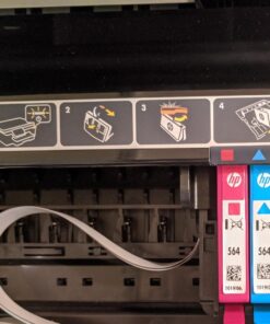 GPC Image Compatible Ink Cartridge Replacement for HP 564XL 564 XL Compatible with DeskJet 3520 3522 Officejet 4620 Photosmart 5520 6510 7520 7525 Printer (4 Black) 34 712WdWLPx L