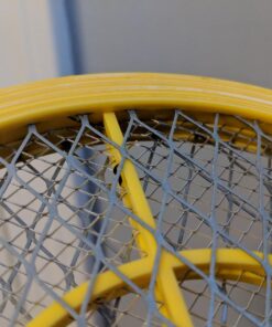 ZAP IT! Bug Zapper - Rechargeable Mosquito, Fly Killer and Bug Zapper Racket - 4,000 Volt - USB Charging, Super-Bright LED Light to Zap in the Dark - Unique 3-Layer Safety Mesh That's Safe to Touch Large Yellow 32 712WraLUhLL