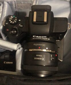 Commlite CM-EF-EOS M Auto-Focus Lens Mount Adapter for EF/EF-S Lens to Canon EOS M (EF-M Mount) Mirrorless Camera Lens Converter Ring for Canon EOS M1 M2 M3 M5 M6 M10 M50 M100 EF-EOS M 47 712X8g21EaL