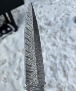 Poshland RAM-0592 Damascus Steel Dagger Knife – Full Size Leather Handle 40 712YFXBy77L