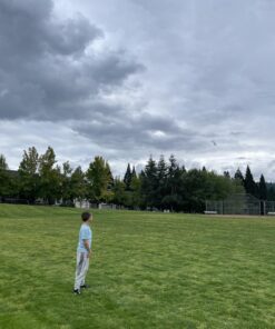 Boomerang Kids Outdoor Frisbee - Soft Toy Boomerangs Gifts for Boys 8-12 & Girls 8-12 - Outside Boys Toys Age 6 7 8 9 10 11 & Up Best Stocking Stuffer Gift Ideas for Kids - Backyard Games Flying Disc Blue 30 712YOrdppNL