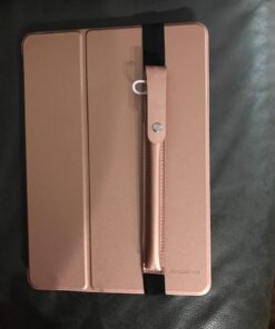 MoKo Pencil Case Fit Apple Pencil (USB-C), Apple Pencil 1st/2nd Generation, Elastic Band Detachable Stylus Pens Pocket Protective Pouch for 9.7"-12.9" Tablet,Rose Gold Rose Gold 55 712Z1I0g4DL 1
