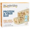 WonderSlim Protein & Fiber Bar, Salted Toffee Pretzel, 15g Protein, 7g Fiber, Gluten Free (7ct) 9 712Ze5wIxmL