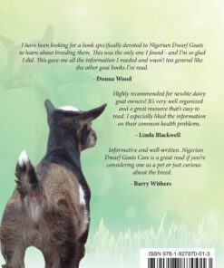 Alternative view of Nigerian Dwarf Goats Care: Dairy Goat Information Guide to Raising Nigerian Dwarf Dairy Goats as Pets. Goat care, breeding, diet, diseases, lifespan, ... and shelter, and goat management facts.