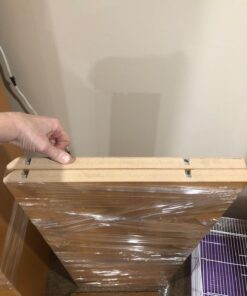 Sam Wrap (R) Stretch Wrap 5" x 1000' Roll with Handle, 80 Gauge Extra Thick Durable Self-Adhering Plastic Wrap for Moving, Packing Wrap Industrial Strength, Clear Plastic Pallet Shrink (2 Pack) 2 Pack 34 712b0c52tlL