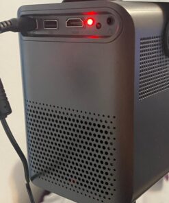 KODAK FLIK HD9 Smart Projector | Mini Black Portable Indoor & Outdoor Movie with Android TV Streaming Apps, Wi-Fi and Bluetooth, Built-In Speakers & Voice Remote | FHD 1080p for Screens Up to 120” 71 712b6irq7jL 3