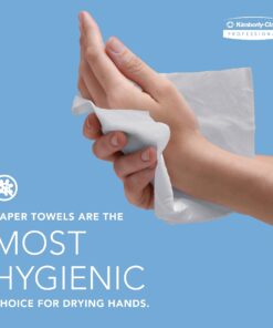 Kimberly-Clark Professional™ Sanitouch Manual Hard Roll Towel Dispenser (09996), Black, for Hard Roll Towels with a 1.75" core, 12.63" x 16.13" x 10.2" (Qty 1) 19 712cMfbvF0L