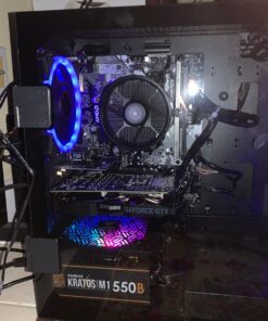 SkyTech Blaze II Gaming Computer PC Desktop – Ryzen 5 2600 6-Core 3.4 GHz, NVIDIA GeForce GTX 1660 6G, 500G SSD, 8GB DDR4, RGB, AC WiFi, Windows 10 Home 64-bit 2600 | GTX 1660 38 712d6FN TuL