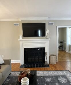 Mounting Dream UL Listed TV Mount for Most 37-75 Inch TV, Universal Tilt TV Wall Mount Fit 16", 18", 24" Stud with Loading Capacity 132lbs, Max Vesa 600 x 400mm, Low Profile Flat Wall Mount Bracket 43 712dIsroD2L