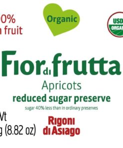 Alternative view of Rigoni di Asiago Fiordifrutta Organic Fruit Spread, Apricot, 8.82 Ounce Pack of 6 8.82 Ounce (Pack of 6)