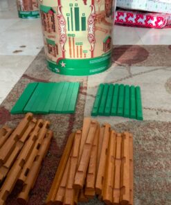 LINCOLN LOGS-Collector's Edition Village-327 Pieces-Real Wood Logs-Ages 3+ - Best Retro Building Gift Set for Boys/Girls-Creative Construction Engineering–Top Blocks Game Kit - Preschool Education Toy 50 712e0FzOnDL