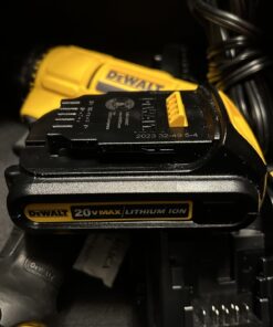 DEWALT 20V Max Cordless Drill / Driver Kit, Compact, 1/2-Inch (DCD771C2), Dewalt Yellow Compact Drill/Driver 65 712eIARi6L