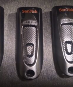 SanDisk 32GB 3-Pack Ultra USB 3.0 Flash Drive 32GB (Pack of 3) - SDCZ48-032G-GAM46T, Black 32GB (3-Pack) 33 712eYXbkPL