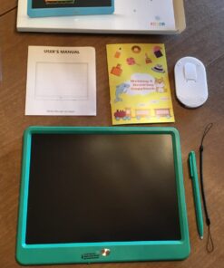 TEKFUN Kids Toys Gifts for 3+ Years Old Boys Girls Toddler, 12inch LCD Writing Tablet Erasable Drawing Tablet Writing Pads, Kids Travel Toys Boys Girls Birthday Gifts Age 3 4 5 6 7 (Pink) Pink 28 712enrlRPHL