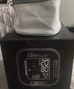 Care Touch Digital Wrist Blood Pressure Monitor, Wrist BP Cuff for Adults Size 5.5-8.5", Blood Pressure Monitors for Home Use, Automatic High Blood Pressure Machine with Batteries & Protective Pouch 33 712h7wEJRXL
