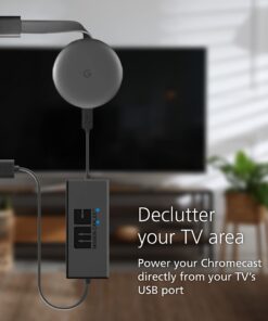 Alternative view of Mission USB Power Cable for Chromecast and Chromecast Ultra (CHROMECAST NOT Included)