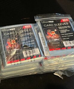 10 (Ten) Pack Lot of 100 Soft Sleeves / Penny Sleeve for Baseball Cards & Other Sports Cards (Packaging May Vary) 1 Pack 28 712hbUfe4hL