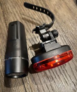 BV Bike Lights, Super Bright with 5 LED Bike Headlight & 3 LED Rear, Bike Lights for Night Riding with Quick-Release, Waterproof Bicycle Light Set, Bike Accessories, Bicycle Accessories, Flashlight Battery Powered 46 712iBnIybeL