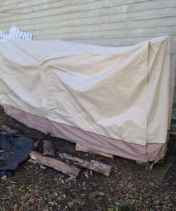 Classic Accessories Veranda Water-Resistant 8 Foot Log Rack Cover, Patio Furniture Covers 96"L x 24"W x 42"H 57 712iG9zfxHL