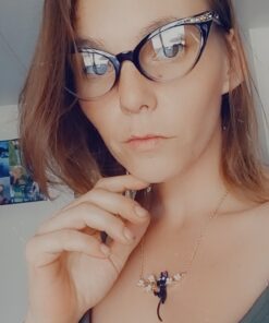 Alternative view of zeroUV Women's Retro Rhinestone Embellished Clear Lens Cat Eye Glasses 51mm Black-fade 51 Millimeters