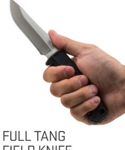 SOG Survival Knife with Sheath - Field Knife Fixed Blade Knives 4 Inch Tactical Knife and Bushcraft Knife w/Full Tang Hunting Knife Blade (FK1001-CP) 23 712jZDjW1ML