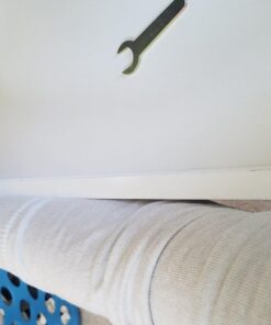 HOMCOM Piano Bench, Duet Piano Chair with Faux Leather Padded Cushion and Wooden Frame, Button Tufted Keyboard Bench, White Country White 44 712l937IpAL