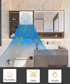 Hon&Guan 6'' Wall Exhaust Fan Through Wall Fan, 116 CFM Garage Exhaust Fan Bathroom Wall Exhaust Fan for HVAC System, Super Silent, Strong Exhaust Fan 150C HGA-C 13 712lhb2EbSL