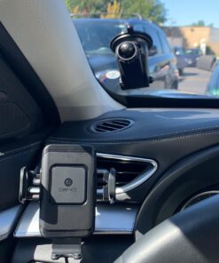 ZeeHoo Wireless Car Charger,15W Fast Charging Auto-Clamping Car Mount,Windshield Dash Air Vent Phone Holder for iPhone 15 14 13 12 Mini 11 Pro Max XS XR Black 40 712m29VMrWL