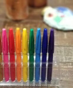 Pentel Felt Tip Sign Pen, Set of 12 Assorted Colors (S520-12) 12 pack 24 712mA4pOu3L
