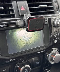 OQTIQ Magnetic CD Phone Car Mount for Car CD Player, CD Slot Car Phone Mount Holder with Built-in 6 Strong Magnets, Compatible with iPhone Samsung Galaxy LG and More Black-Red 43 712mJFspKL