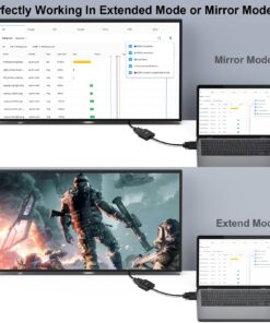 Active DVI-D to VGA Adapter, Benfei DVI-D 24+1 to VGA Male to Female Adapter 1 Pack 13 712mM8fPX6L