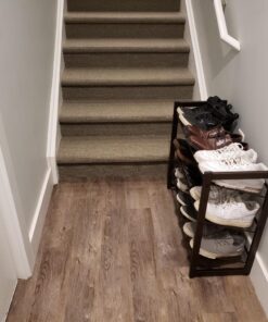 SONGMICS 3-Tier Shoe Rack Storage, Adjustable Metal Mesh Shoe Organizer Stand, Flat/Angled Stackable Shoe Rack Shelf for 9-12 Pairs, Shoe Tower for High Heels, Sneakers, Bronze, 12.1" x 29.1" x 24.7" 37 712nBloumrL