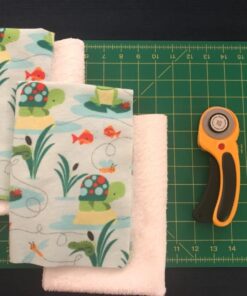 OLFA 45mm Ergonomic Rotary Cutter (RTY-2/DX) - Rotary Fabric Cutter w/ Blade Cover & Squeeze Trigger for Quilting, Sewing, Crafts, Replacement Blade: OLFA RB45-1H 44 712nigVvPsL