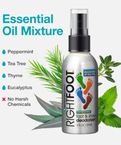 DoctorCare Plus Shoe Deodorizer Foot Spray, RightFoot Odor Eliminator, 4 Fl Oz 17 712nlKzEMdL
