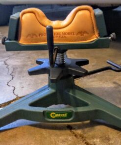 Caldwell The Rock Deluxe Front Rest Adjustable Ambidextrous Rifle Shooting Rest for Range, Sighting In, Shooting Stability,green/black 16 712oj8Wa0HL