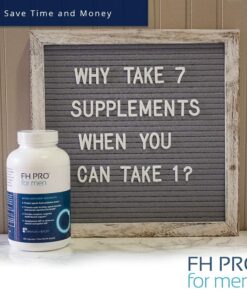 Fairhaven Health FH Pro for Men | Premium Fertility Supplement for Men | Optimal Count Support and Motility for Him | Male Multivitamin for Conception Support | 180 Capsules | 1 Month Supply 14 712oz NcamL