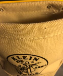 Tool Pouch, Leather Bull-Pin and Bolt Bag, Tunnel Loop Connection 10 Inch Canvas Material Tool Bag 29 712pEqAF1SL