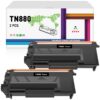 MasaiMara TN880 TN-880 TN850 TN-850 Super High Yield Black Laser Toner Cartridge 2-Pack for Brother MFC-L6900DW HL-L6200DW MFC-L6700DW MFC-L6800DW HL-L6200DWT HL-L6300DW Printer 15 712pIvJ6yYL