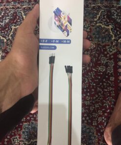 ELEGOO 120pcs Multicolored Dupont Wire 40pin Male to Female, 40pin Male to Male, 40pin Female to Female Breadboard Jumper Ribbon Cables Kit Compatible with Arduino Projects Dupont Wire 120pcs(male to female,male to male, female to female) 21 712pNljbS4L