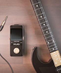 KLIQ TinyTune Tuner Pedal for Guitar and Bass - Mini - Chromatic - with Pitch Calibration and Flat Tuning (Power Supply Required) 29 712pWTwNUvL