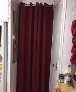 iDesign Forma Metal Tension, Adjustable Customizable Curtain Rod for Bathtub, Shower Stall, Closet, Doorway, 26-42", Brushed Stainless Steel 26-42" Set of 1 40 712qLsRG65L