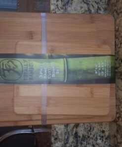 Totally Bamboo 3-Piece Bamboo Cutting Board Set; 3 Assorted Sizes of Bamboo Wood Cutting Boards for Kitchen Solid 3 Piece Set 42 712qMRRR L