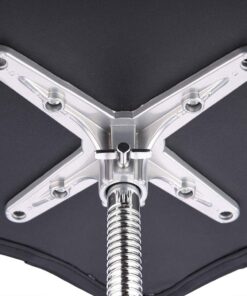 AW Saddle Drum Throne Drummer Stool Round Seat Chair Adjustable Height Folding Stand Percussion Hardware Large 12 712qTWZ7mML