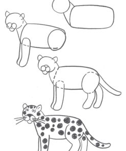 How to Draw Animals: Step-by-Step Drawings! (Dover How to Draw) 19 712selCga3L